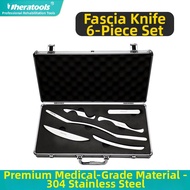 Theratools | Professional Stainless Steel Muscle Recovery Fascia Scraper Set