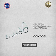 Ring guide fuji set CCKLOG CONTENTS 7 K-series Custom rod