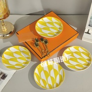 Bone China Plates Birthday Cake Plates Party Cake Plates Tableware Original Standard Spoon 6-inch Pl