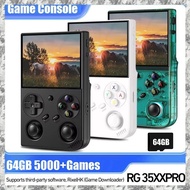 [I O J E] RG35XX PRO 3.5" IPS Screen Video Game Console Linux 64GB 5000+ Games Support Emulator Play