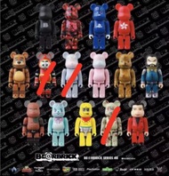 BE@RBRICK Series 48 47 46 44  100% bearbrick 恐怖片 田原俊彥 芝麻街 Freddy Pink kenny  花生君  squid game 隱藏