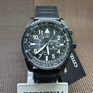 Citizen Eco-Drive BJ7135-02E Promaster Nighthawk Black Leather Strap Men's Watch