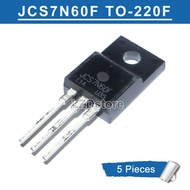 5ชิ้น TO-220F JCS7N60F 7A/600V N-Channel ทรานซิสเตอร์ MOSFET แบบดั้งเดิม