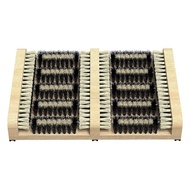 HAPPY TIME-Boot Scraper Brush Scraper Mat Boot Scraper Door Mat Outdoor Boot Brush for Home Mud Roo