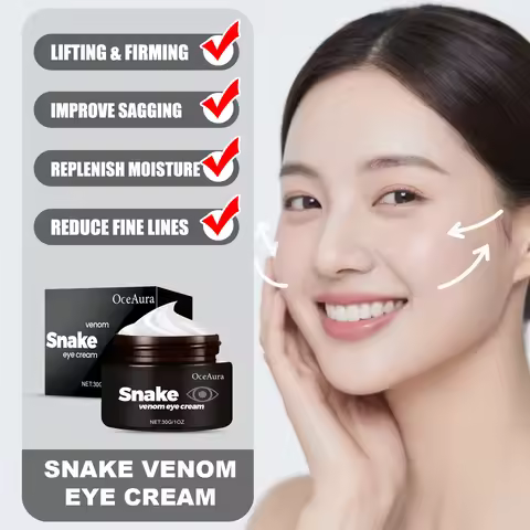 OCEAURA 30g Snake Venom Eye Cream Lifting & Firming Improve Sagging Skin Around Eyes Replenish Moist