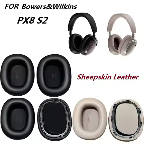 Original Ear Pads For B&W Bowers & Wilkins PX8 S2 Headphones Replacement sheepskin Ear cushion Earmu