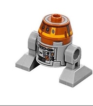LEGO Star Wars 75170 75048 75158 SW0565 Astromech Droid, C1-10P (Chopper) - Light Bluish Gray Body 淨