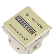 moon3 Hour Meter Industrial Timers  Accuracy Electric Time Counter 220V‑240V Hour Meter Hour Meter A