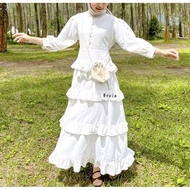 PRELOVED WHITE DRESS BYVIA