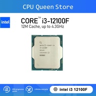 NEW Intel® Core™ i3-12100F Processor 4-core 8-thread12M Cache, up to 4.30 GHz LGA1700, supports H610 B660 B760 No Fan gubeng