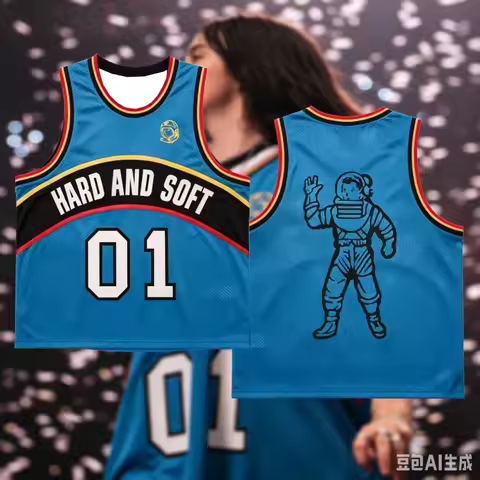 2026 Billie Eilish Hard and Soft Themed Sleeveless Basketball Jersey Breathable Casual Streetwear Fa
