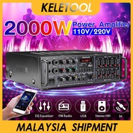 Channel power amplifier audio home car Bluetooth wireless power amplifier Karaoke home theater power