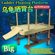 CHERRY™ Aquarium Tortoise Tank Floating Platform Bed Reptile Terrapin Accessories Ladder Floating Platform Large
