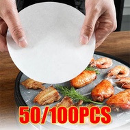 50/100 Pcs Disposable BBQ Paper Isolation Oil Paper Grill Accessories Oil Absorbing Paper