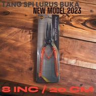 TANG SPI LURUS BUKA 8INC GAGANG KARET CR-V 7612