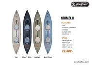 เรือ เรือคายัค FEELFREE KAYAK KRUMEL เรือพาย 1-2 ที่นั่ง **แถมฟรีไม้พาย มูลค่า 1200 บาท**