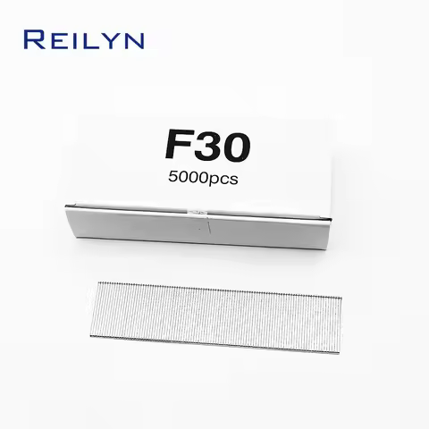 5000Pcs Staples 18Ga Brad Nail Gun Nails 30mm F-type Straight Staple Pins Framing Nails for Floor Ro
