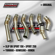 Slip on Original Racing EXHAUST EVONIC EXHAUST Cbr150 Facelift Cb150r new Ninja Fi Old Cbr250rr r25
