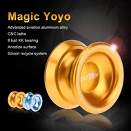 Professional Magic Yoyo T8 Hợp Kim Nhôm Kim Loại Yoyo 8 Bóng KK Có Dây Cho Trẻ Em Vàng