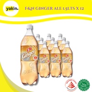 F&N Ginger Ale 12 x 1.5L Bottles