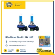 Hella Bohlam Mobil H11 12V 100W 4400K Power Bleu Rally