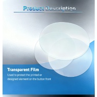 CUYI Button Pin 1.75 inches, 2.25 inches, 3 inches Local & Button Pins