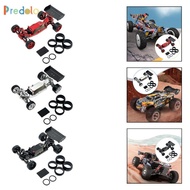 predolo RC Car Chassis Frame Aluminum Car Body Chassis Frame Kit RC Metal Frame Assembly Carbon Fibe