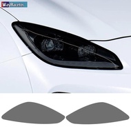 2 Pcs Car Headlight Protective Film Front Light Transparent Smoked Black TPU Sticker For Toyota GR 8