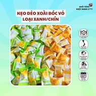 Domestic STANDARD BOOBO PEELED MANGO Gummy Candy - Green Mango, Ripe Mango