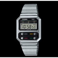 CASIO VINTAGE A100WE DIGITAL ORIGINAL WATCH WITH PT GAP WARRANTY