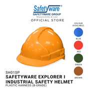 B-Grade | SAFETYWARE Explorer I Industrial Safety Helmet (Slide Lock) | Limited