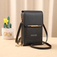 Touch Screen Mobile Phone Bag Female Cute Wallet Small Bag Office Wallet Fashion Key Coin Card Bag W