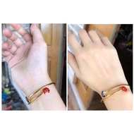 916gdora Bangle Gold Cross Bracelet