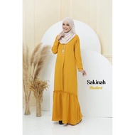 Sakinah Jubah Moden Terkini 2023 Plain Kosong Murah  Muslimah Fashion By Adel Hari Raya