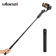 ULANZI Aluminum Extension Rod Selfie Stick Pole Monopod for GoPro HERO 12 BLACK 11 10 9 8 7 6 5 4 / DJI OSMO MOBILE 2 POCKET ACTION / ZHIYUN SMOOTH / FEIYU Gimbal Stabilizer