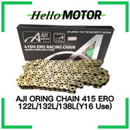 AJI RACING ORING CHAIN RANTAI MOTOSIKAL Y16 415H 122L 132L 138L Y15 Y16 LC135 4S 5S VF3i RS150 RSX15