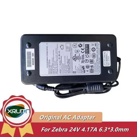 Original 24V 4.17A 100W AC Adapter FSP100-RDB 808101-001 For Zebra ZXP3 GX420D GX420T GX430T GX43 6.