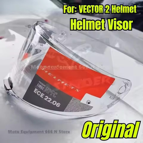 For Original LS2 FF811 VECTOR 2 Carbon Fiber Helmet Transparent Lenses FF811 Full Helmets Visor