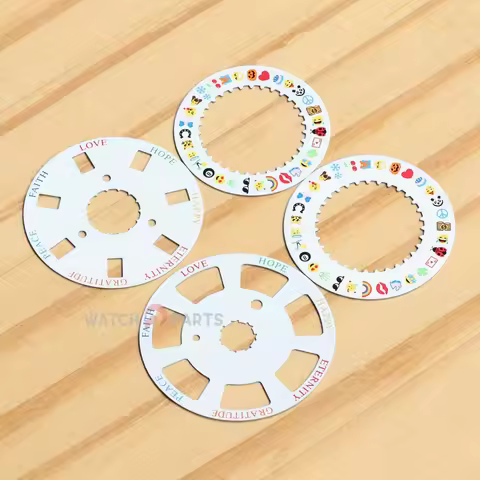 Puzzle Emoji Date Wheel Disc for Rolex Day-Date 36/40 Cal 3155/3255 Watch Calendar