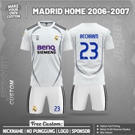 M4DR1D H0M3 2006-2007 Football Jersey Custom Name Logo and Number