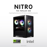 [ NITRO ] Intel Core i5-14400F with NVIDIA GeForce RTX 5060 / RTX 5060 Ti / RTX 5070 Gaming PC (16GB