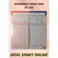Punch Card Attendance Punch Card PC-320 100's