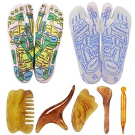 Reflexology Socks Set,Reflexology Socks with Massage Tool,Foot Relief and Acupressure Reflexology Fo