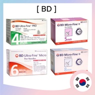 BD Ultra-Fine™ PRO, Micro-Fine™ Pen Needles 4mm, 5mm, 6mm, 8mm 100ea/box / Diabetes Supplies