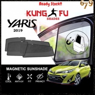 Market679 Toyota Yaris 2019 Kung Fu Fully Magnectic Sunshade 4 PCS 777