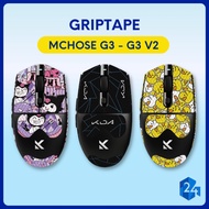 Mchose G3 - G3 V2 SE Mouse Grip Tape Anti-Slip Sticker | Pro Pro Pro Pro | Max Max | Ultra - Skin Gr