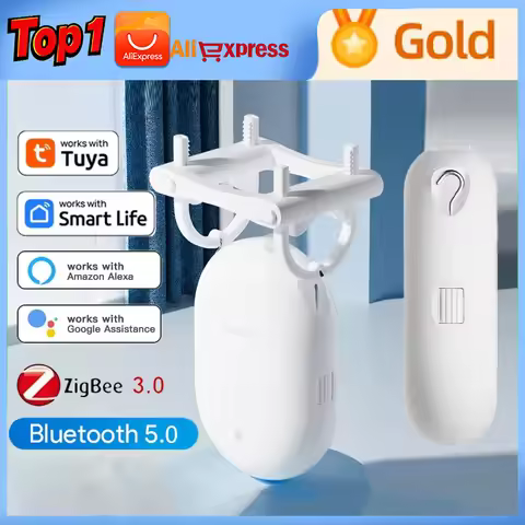 Tuya ZigBee Rail Curtain Robot Smart Electric Curtain Robot Bluetooth Smart Curtain Pusher Robot Tim