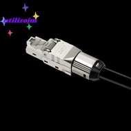 [utilizojmS] 1Pcs RJ45 Shielded Toolless Modular Termination Plug RJ45 Cat8 Cat7 Cat6A Connector 200