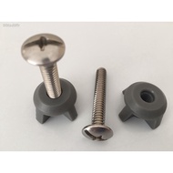 ﹍♞☫Kohler bathroom toilet accessories original hand screw toilet cover expansion screw toilet cover