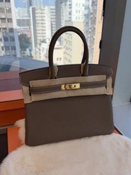 Hermes🌟birkin30 大象灰金 togo stamp G